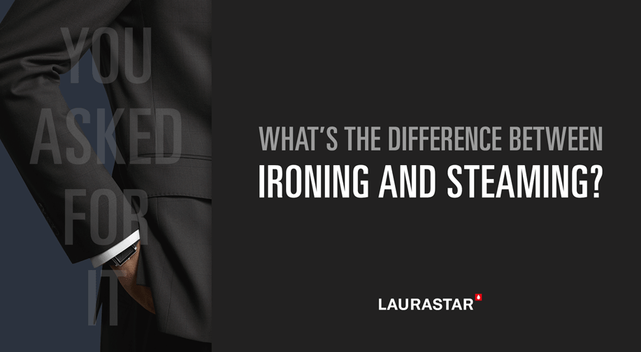 What’s the difference between ironing and steaming?