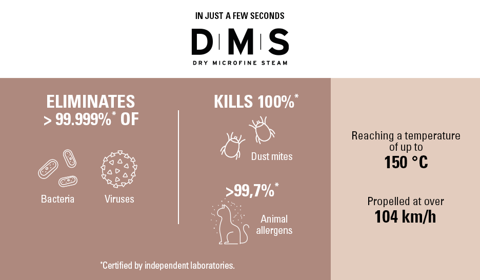 Dry Microfine Steam (DMS): Effective AND natural