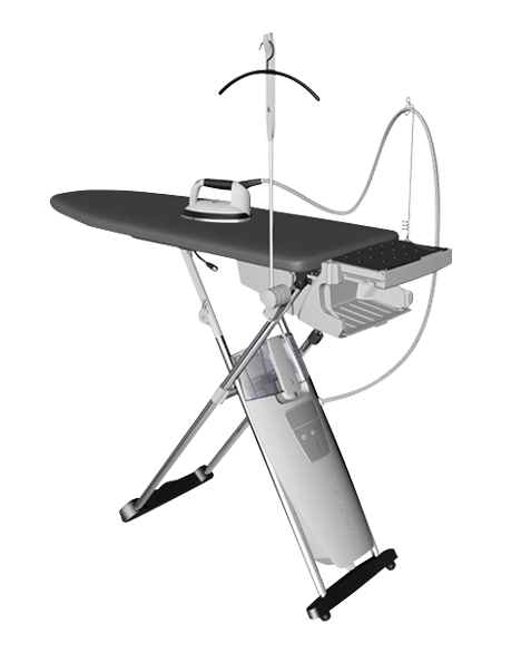 Vertical clearance ironing system
